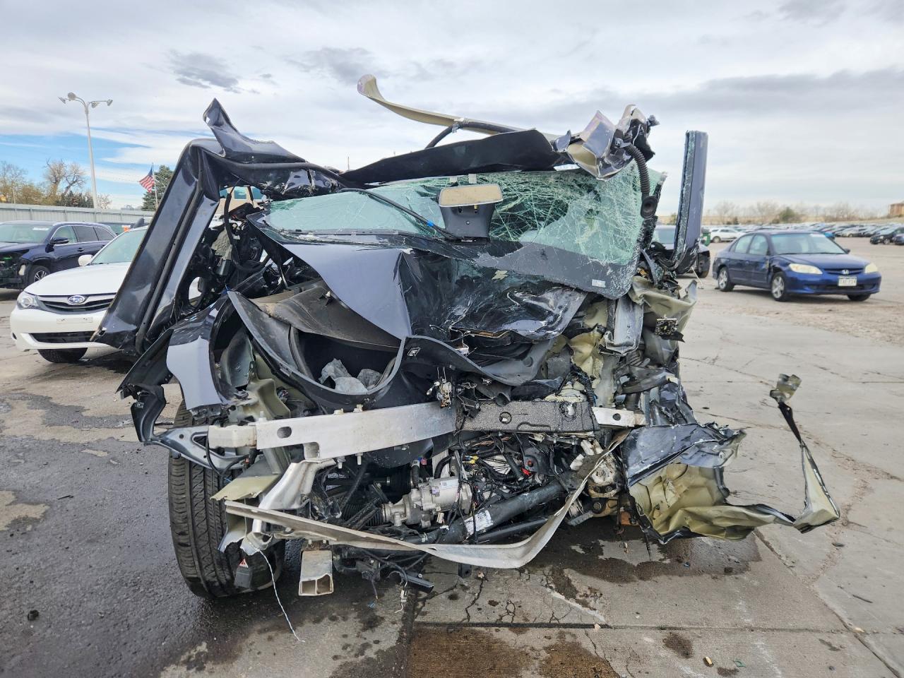 2024 Tesla Model y VIN 7SAYGDEEXRF117354 COPART salvage auction — Front End, CO - PUBLIC - SALVAGE TITLE, sold $1,000 on 2026-05-05 (photo 5)