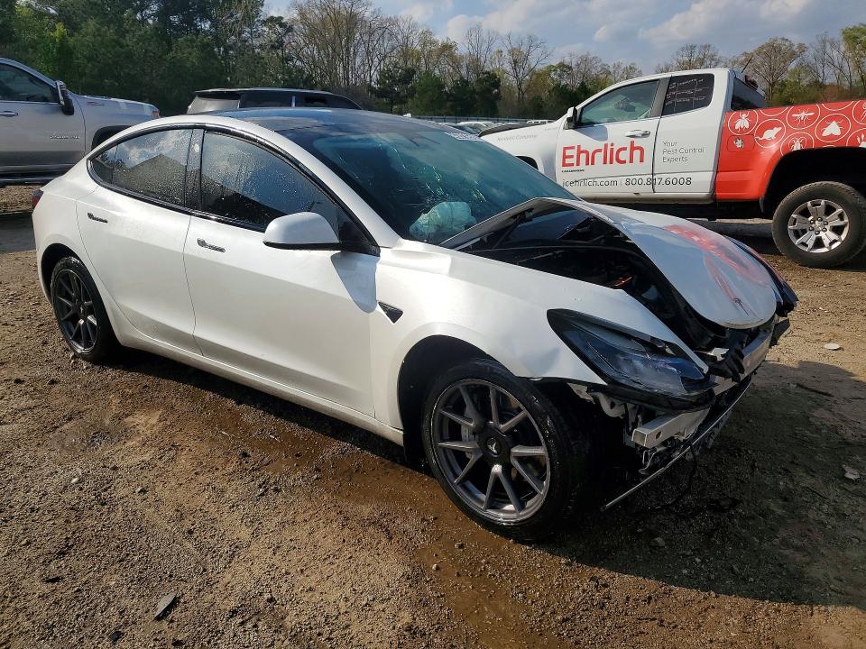 2023 Tesla Model 3 VIN 5YJ3E1EA1PF559848 COPART salvage auction — FRONT END, GA - CERTIFICATE OF TITLE, sold $7,700 on 2026-07-16 (photo 4)