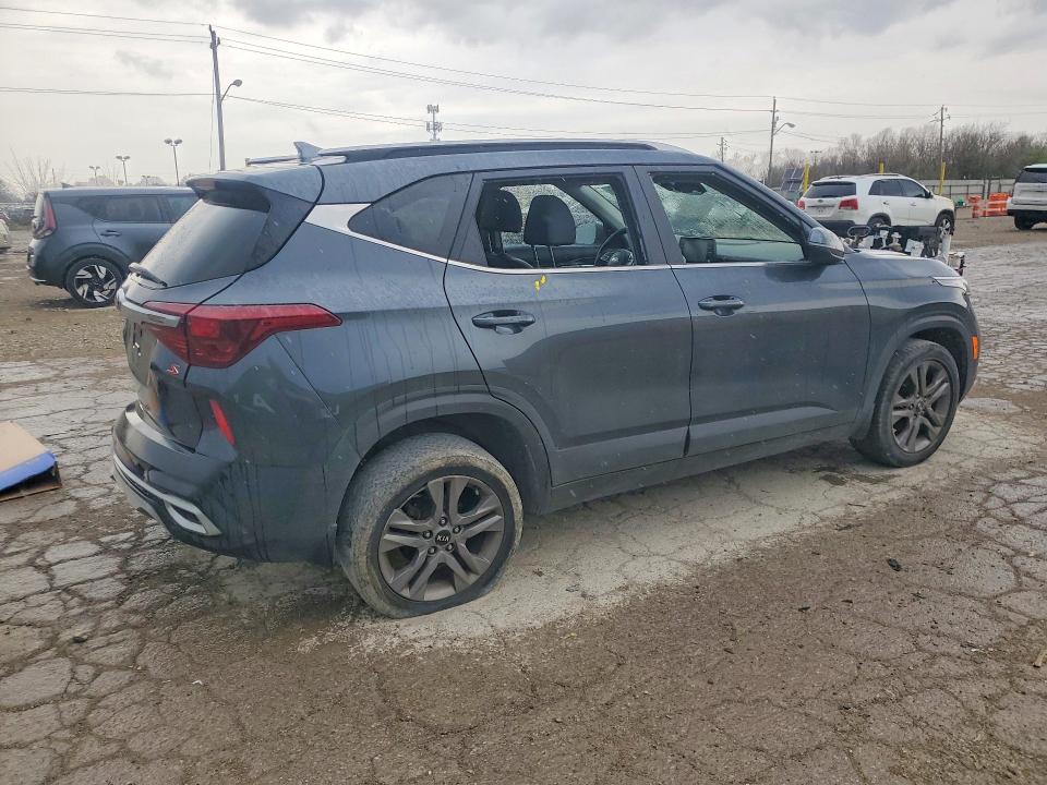 2021 Kia Seltos VIN KNDEU2AA6M7101215 COPART salvage auction — REAR END, In - Cert Of Title-Salvage Title, sold $3,700 on 2026-07-21 (photo 3)