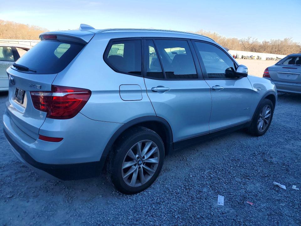 2017 BMW X3 VIN 5UXWZ7C59H0U46593 COPART salvage auction — MECHANICAL, Nc - Dealer Only Clean Title, sold $3,150 on 2026-07-08 (photo 3)