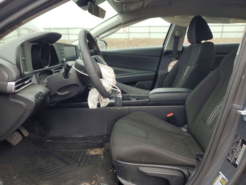 2023 Hyundai Elantra VIN KMHLM4AJ1PU078852 COPART salvage auction — FRONT END, Mi - Scrap Certificate Of Title, sold $1,950 on 2026-07-17 (photo 7)