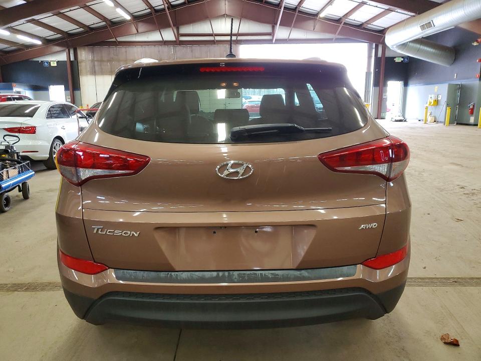 2017 Hyundai Tucson VIN KM8J3CA47HU384728 COPART salvage auction — FRONT END, Ny - Certificate Of Title, sold $6,200 on 2026-07-17 (photo 6)