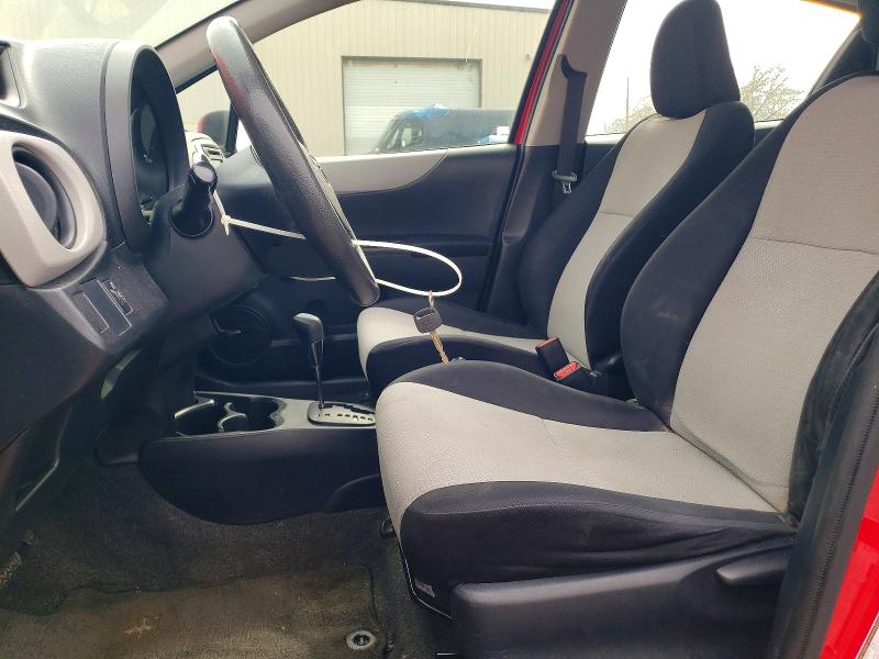 2012 Toyota Yaris VIN JTDKTUD36CD526819 COPART salvage auction — FRONT END, Or - Lien Papers Salvage, sold $250 on 2026-07-27 (photo 7)