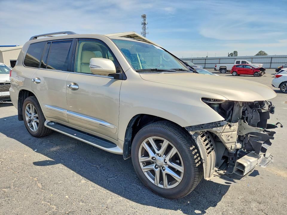 2013 Lexus Lx 570 VIN JTJHY7AX5D4119884 COPART salvage auction — FRONT END, Ca - Salvage Certificate, sold $14,900 on 2026-07-16 (photo 4)