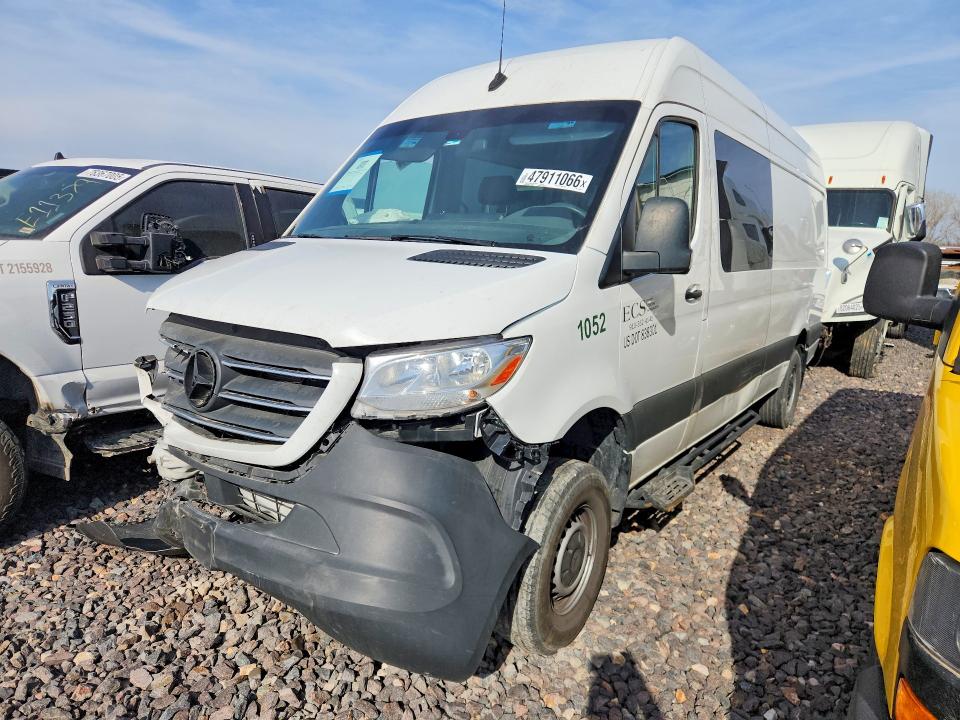 2024 Mercedes-benz Sprinter 2500 VIN W1W4NCVY5RT163536 COPART salvage auction — FRONT END, Ks - Cert Of Title-Salvage, sold $12,900 on 2026-07-08 (photo 1)