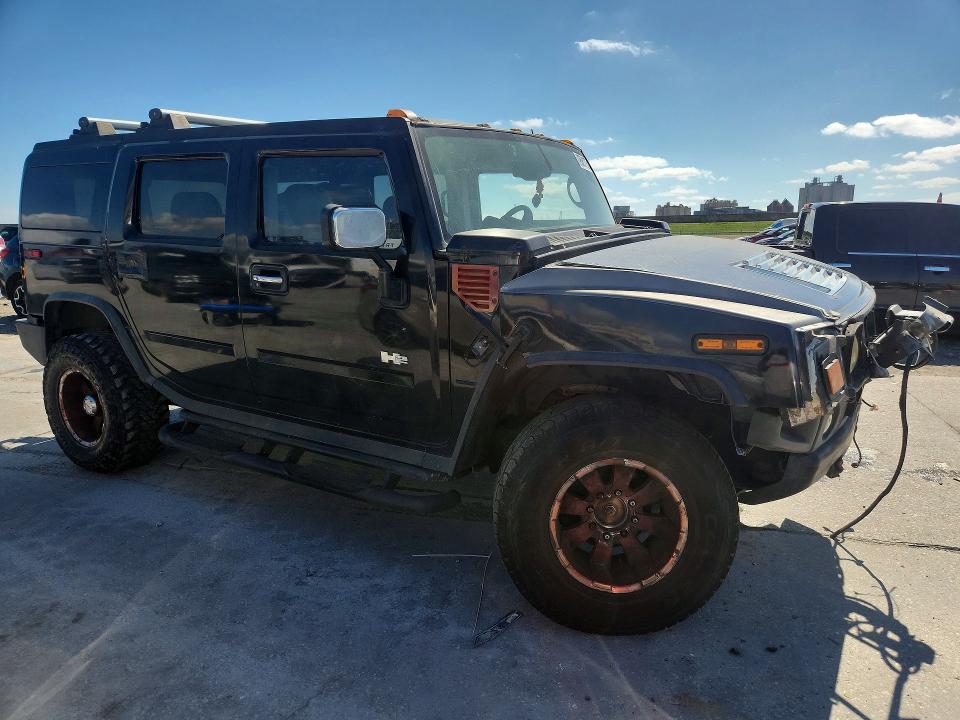 2003 Hummer H2 VIN 5GRGN23U53H102439 COPART salvage auction — ALL OVER, Tx - Salvage Vehicle Title, sold $250 on 2026-07-08 (photo 4)