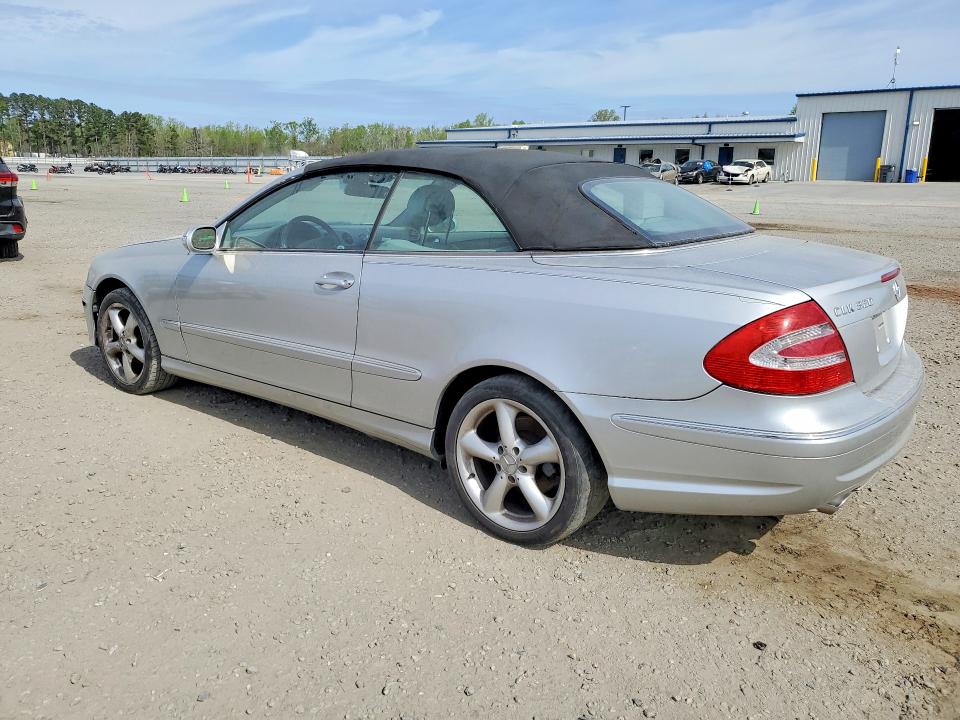 2005 Mercedes-benz Clk-class VIN WDBTK65J05F130875 COPART salvage auction — FRONT END, NC - DEALER ONLY SALVAGE TITLE, sold $425 on 2026-08-10 (photo 2)