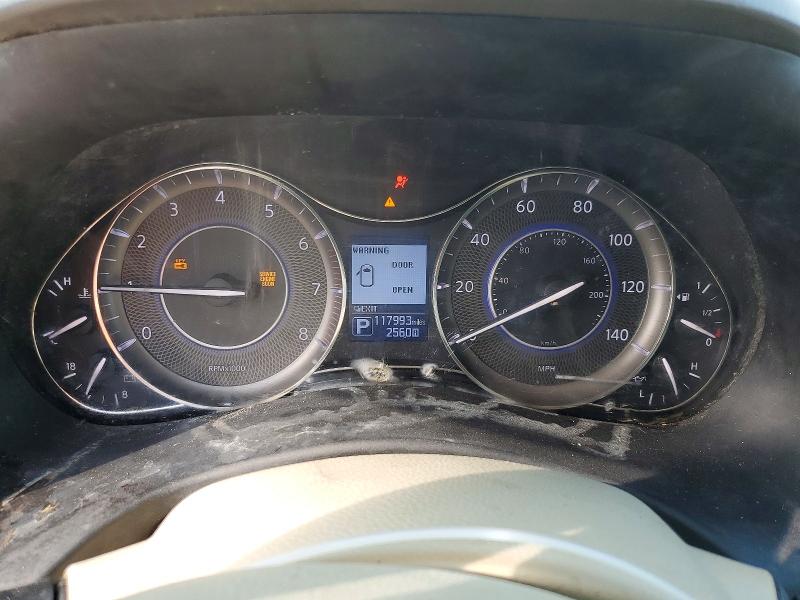 2014 Infiniti Qx80 VIN JN8AZ2ND1E9750631 COPART salvage auction — FRONT END, TX - CERTIFICATE OF TITLE, sold $1,350 on 2026-07-28 (photo 9)