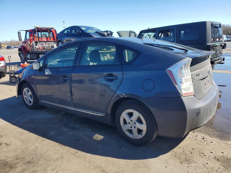 2011 Toyota Prius VIN JTDKN3DU2B5341186 COPART salvage auction — FRONT END, Wv - Salvage Certificate, sold $1,000 on 2026-07-28 (photo 2)