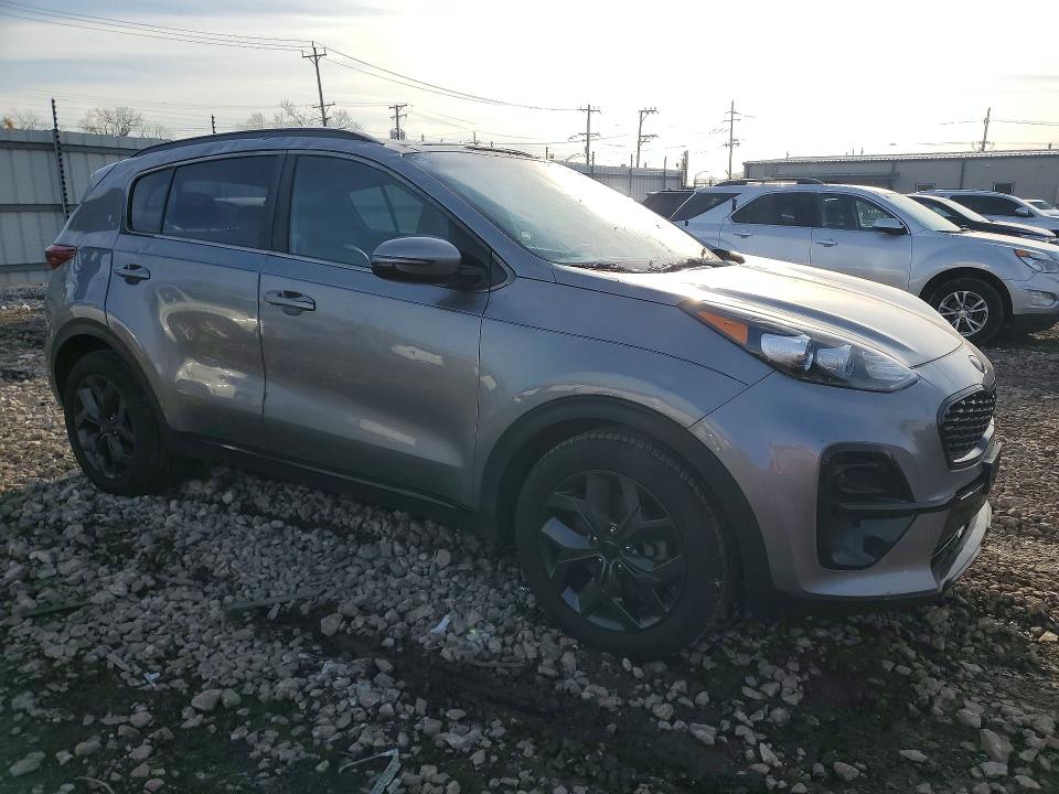 2021 Kia Sportage VIN KNDP63AC3M7866859 COPART salvage auction — HAIL, Il - Salvage Certificate, sold $3,950 on 2026-07-31 (photo 4)
