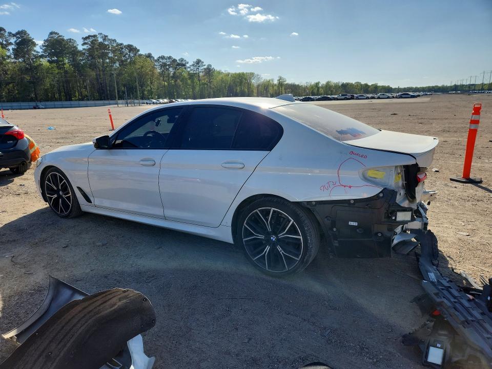 2021 BMW 5 series VIN WBA53BH0XMWX24811 COPART salvage auction — REAR END, Id - Salvage Certificate Of Title, sold $19,700 on 2026-07-10 (photo 2)