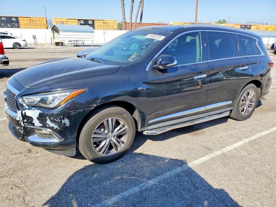 2017 Infiniti Qx60 VIN 5N1DL0MN6HC503987 COPART salvage auction — FRONT END, AR - DIS/DLR/EXP ONLY CLEAN TITLE (P), sold $1,400 on 2026-07-24 (photo 1)
