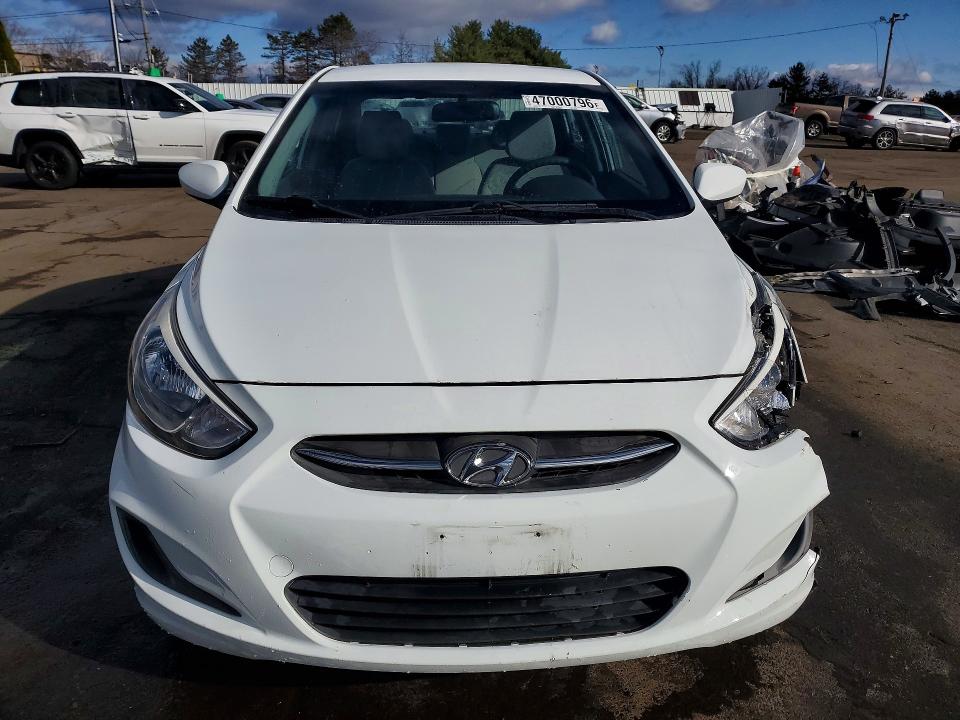 2016 Hyundai Accent VIN KMHCT4AE9GU012426 COPART salvage auction — FRONT END, Ct - Cert Of Title-Salvage, sold $1,300 on 2026-07-07 (photo 5)