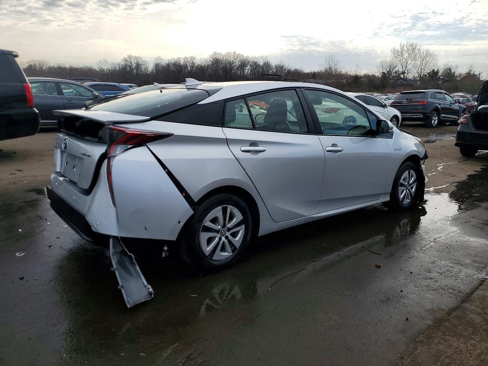 2018 Toyota Prius VIN JTDKARFU1J3551686 COPART salvage auction — FRONT END, CT - CERT OF TITLE-SALVAGE, sold $450 on 2026-07-28 (photo 3)