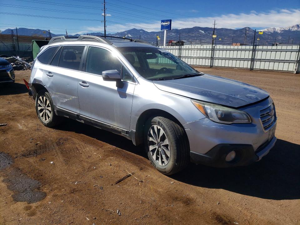 2016 Subaru Outback VIN 4S4BSBNC9G3222686 COPART salvage auction — REAR END, CO - SALVAGE TITLE, sold $2,050 on 2026-08-03 (photo 4)