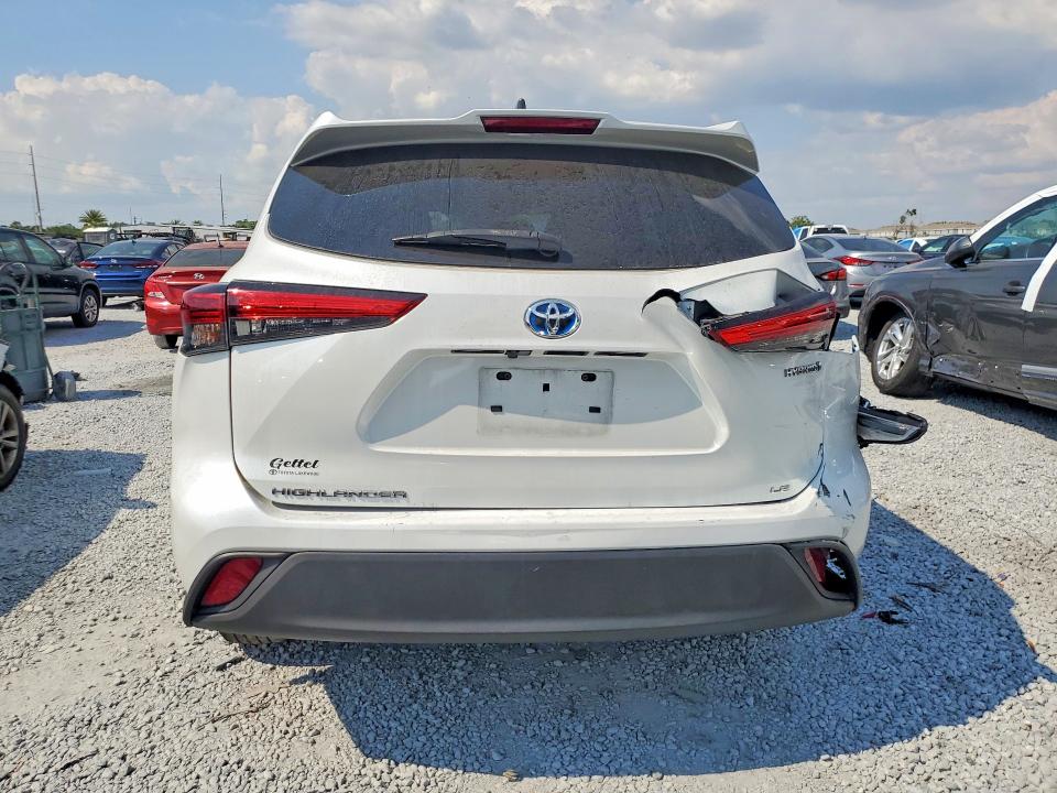 2023 Toyota Highlander VIN 5TDBBRCH7PS106753 COPART salvage auction — FRONT END, Fl - Cert Of Title Slvg Rebuildable, sold $5,800 on 2026-07-10 (photo 6)