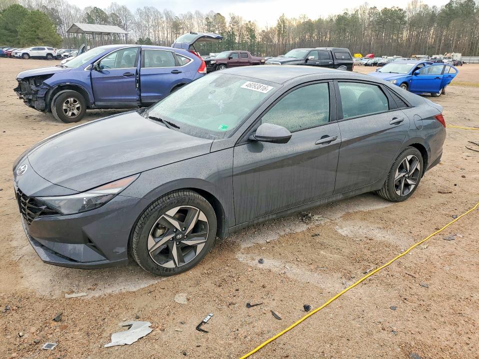 2023 Hyundai Elantra VIN KMHLS4AG3PU581597 COPART salvage auction — SIDE, Va - Cert Of Title - Salvage, sold $6,300 on 2026-07-27 (photo 1)