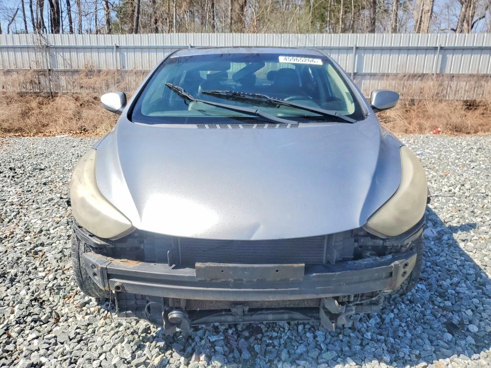 2015 Hyundai Elantra VIN KMHDH4AE2FU423185 COPART salvage auction — FRONT END, Nc - Salvage Certificate Of Title, sold $575 on 2026-07-29 (photo 5)