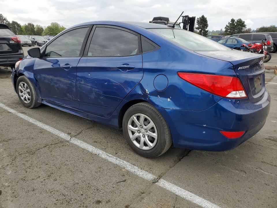 2017 Hyundai Accent VIN KMHCT4AE3HU173047 COPART salvage auction — SIDE, Ca - Salvage Certificate, sold $550 on 2026-07-10 (photo 2)