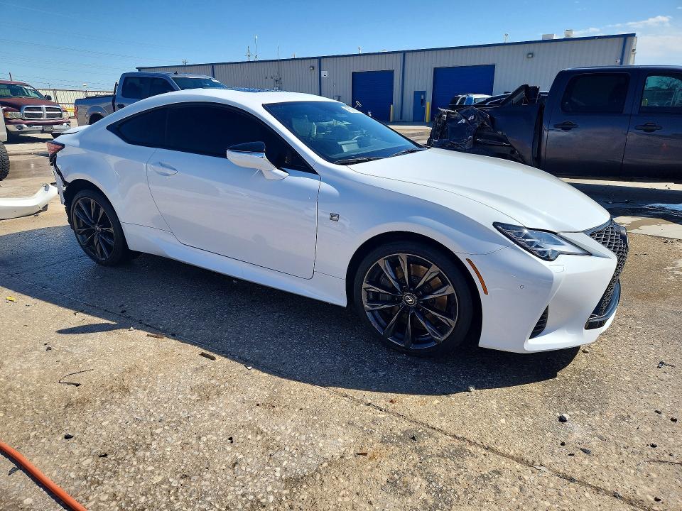 2023 Lexus Rc VIN JTHGZ5BCXP5026545 COPART salvage auction — REAR END, Tx - Certificate Of Title, sold $14,100 on 2026-09-01 (photo 4)