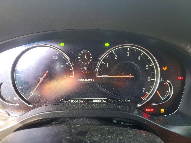 2018 BMW X3 VIN 5UXTS3C57J0Y99066 COPART salvage auction — FRONT END, Md - Cert Of Salvage > 75% Damage, sold $5,400 on 2026-07-02 (photo 9)