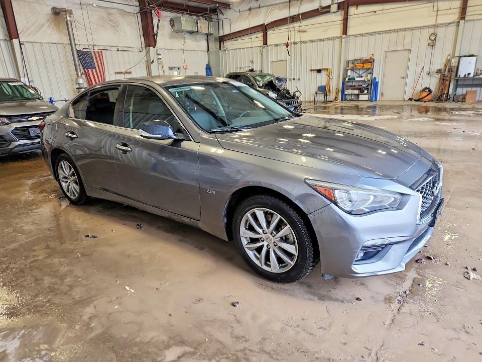 2018 Infiniti Q50 VIN JN1CV7AP8JM241188 COPART salvage auction — VANDALISM, In - Cert Of Title-Salvage Title, sold $250 on 2026-06-29 (photo 4)
