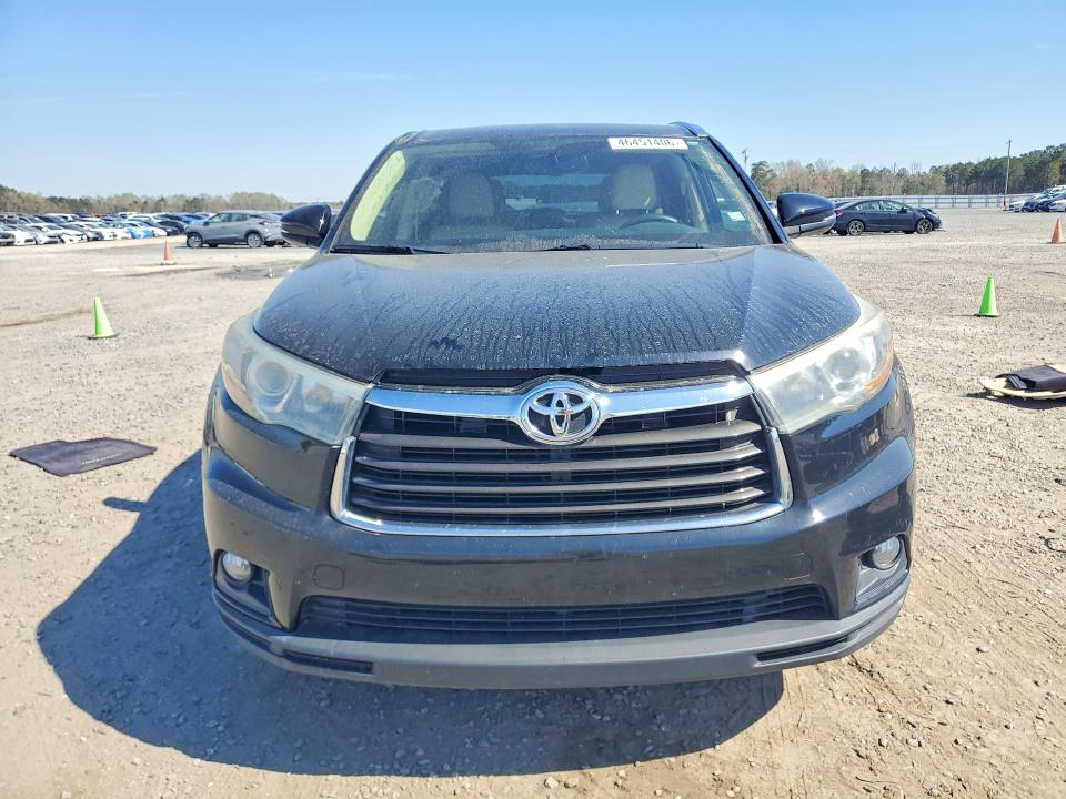 2015 Toyota Highlander VIN 5TDKKRFHXFS079753 COPART salvage auction — REAR END, Nc - Salvage Certificate Of Title, sold $9,100 on 2026-07-20 (photo 5)