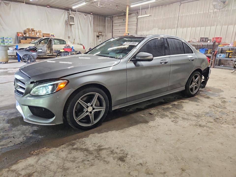 2015 Mercedes-benz VIN 55SWF4KB5FU011549 COPART salvage auction — REAR END, Pa - Certificate Of Salvage, sold $4,300 on 2026-07-02 (photo 1)
