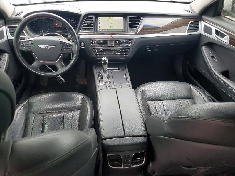 2017 Genesis G80 VIN KMHGN4JE8HU172097 COPART salvage auction — REAR END, Nc - Salvage Certificate Of Title, sold $2,600 on 2026-07-29 (photo 8)