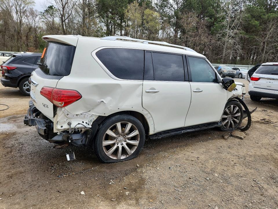 2013 Infiniti Qx56 VIN JN8AZ2NE0D9060621 COPART salvage auction — REAR END, Salvage Title, sold $725 on 2026-07-23 (photo 3)