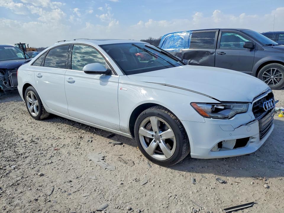 2012 Audi A6 VIN WAUGGAFC8CN058573 COPART salvage auction — FRONT END, Ks - Cert Of Title-Salvage, sold $150 on 2026-07-21 (photo 4)