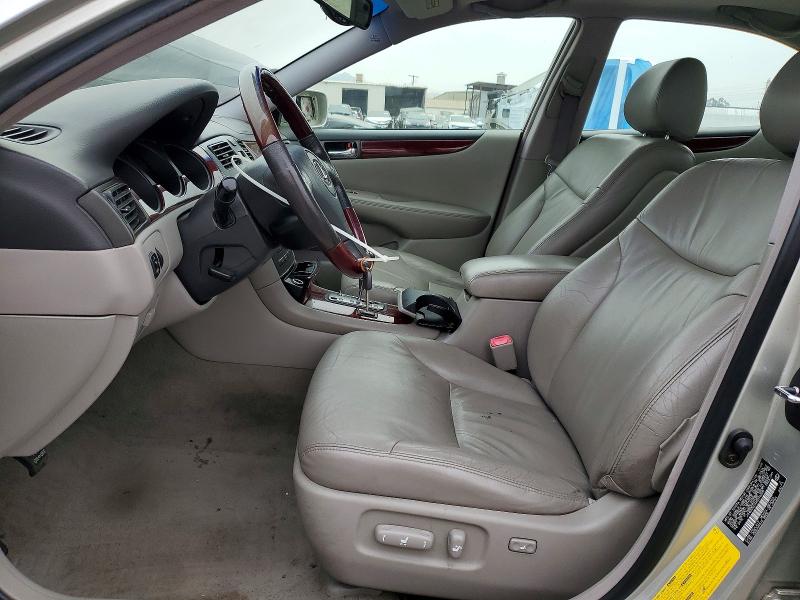2004 Lexus Es 330 VIN JTHBA30G445016228 COPART salvage auction — SIDE, CA - SALVAGE CERTIFICATE, sold $525 on 2026-07-13 (photo 7)
