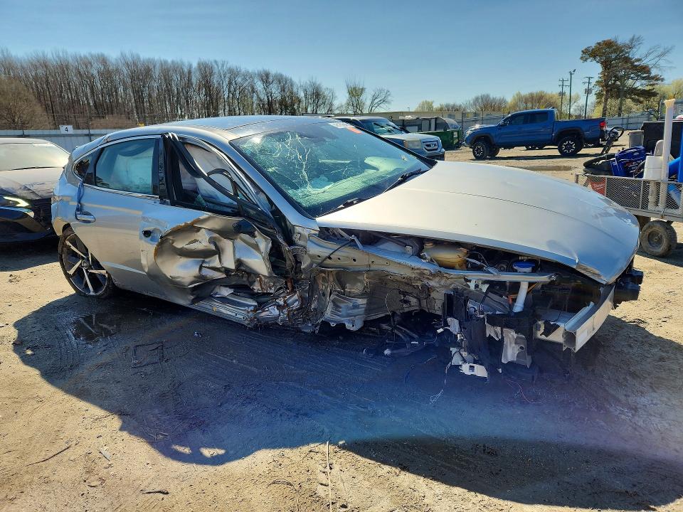 2022 Hyundai Sonata VIN 5NPEJ4J29NH136812 COPART salvage auction — ALL OVER, Va - Cert Of Title - Salvage (P), sold $2,350 on 2026-07-09 (photo 4)