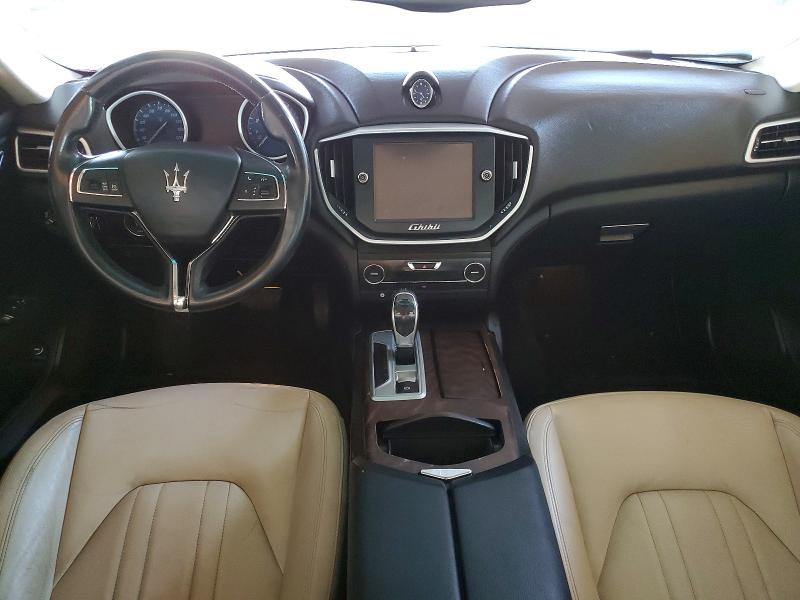 2015 Maserati Ghibli VIN ZAM57RTA6F1154222 COPART salvage auction — MINOR DENT/SCRATCHES, Salvage Title, sold $1,950 on 2026-08-10 (photo 8)