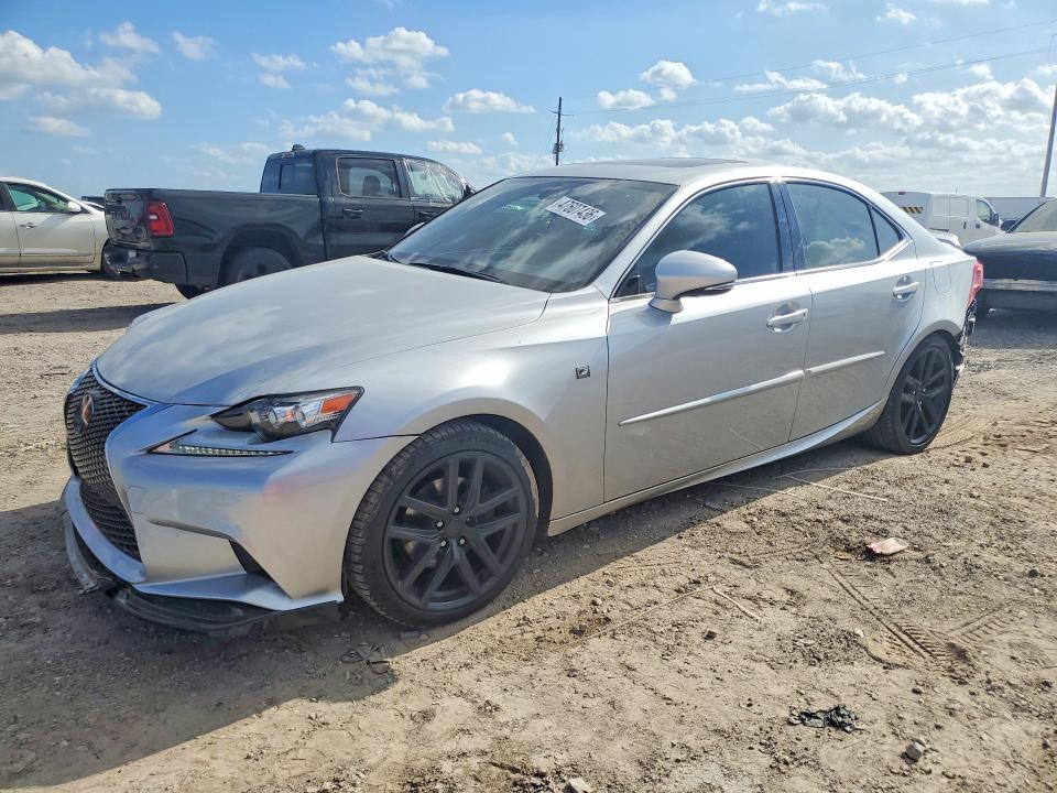 2014 Lexus Is VIN JTHBF1D23E5031180 COPART salvage auction — REAR END, Tx - Cert Of Title-Rebuilt Salvage, sold $6,700 on 2026-07-09 (photo 1)