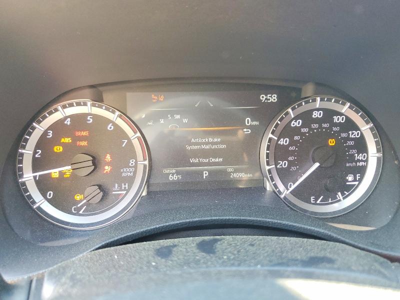 2023 Toyota Highlander VIN 5TDKDRAH4PS023715 COPART salvage auction — FRONT END, Ga - Cert Of Title-Salvage, sold $20,400 on 2026-07-31 (photo 9)
