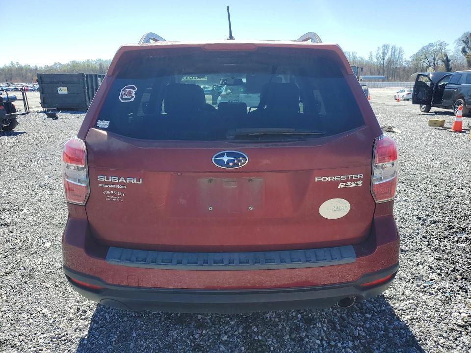 2015 Subaru Forester VIN JF2SJAHC6FH562295 COPART salvage auction — FRONT END, Sc - Cert Of Title-Salvage, sold $675 on 2026-07-06 (photo 6)