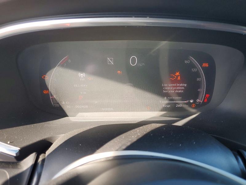 2026 Acura Mdx VIN 5J8YE1H02TL004702 COPART salvage auction — FRONT END, Ca - Salvage Certificate, sold $7,100 on 2026-07-27 (photo 9)