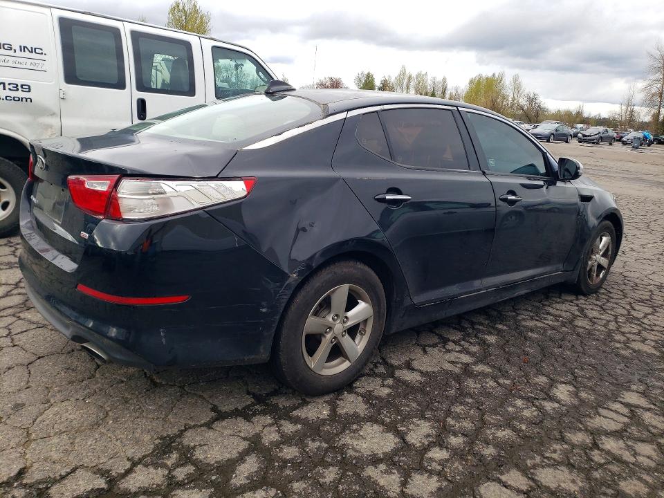 2015 Kia Optima VIN 5XXGM4A72FG459723 COPART salvage auction — REAR END, Or - Lien Papers, Clean Title, sold $300 on 2026-07-20 (photo 3)