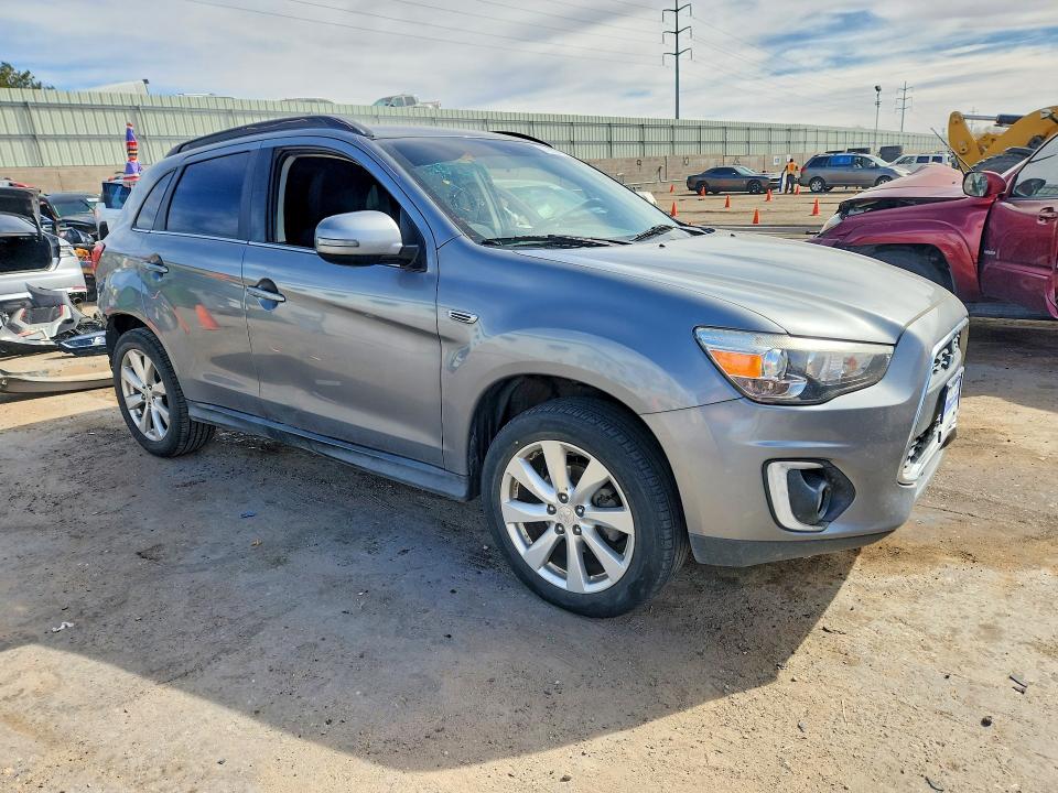 2015 Mitsubishi Outlander VIN 4A4AR4AW5FE027431 COPART salvage auction — REAR END, Nm - Cert Of Title-Salvage, sold $200 on 2026-07-02 (photo 4)