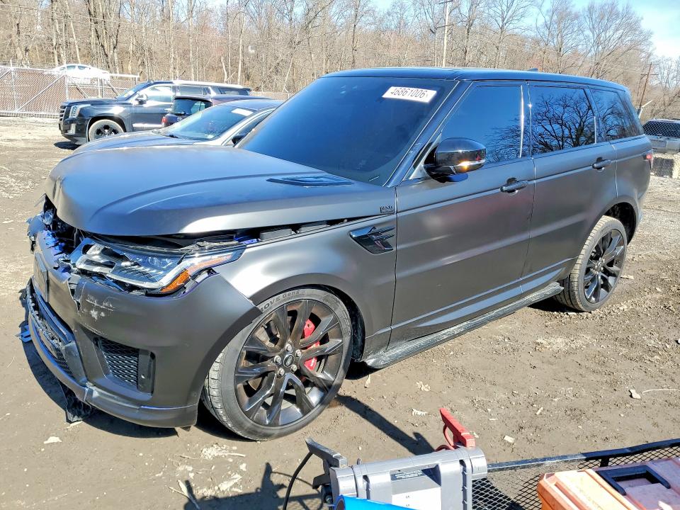 2022 Land rover RANGE ROVER VIN SALWS2RU2NA232907 COPART salvage auction — FRONT END, MD - CERT OF SALVAGE > 75% DAMAGE, sold $11,600 on 2026-07-09 (photo 1)