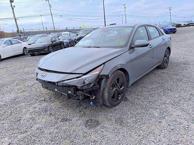 2021 Hyundai Elantra VIN KMHLM4AG6MU091838 COPART salvage auction — FRONT END, Nj - Cert Of Title-Salvage, sold $4,650 on 2026-07-17 (photo 1)