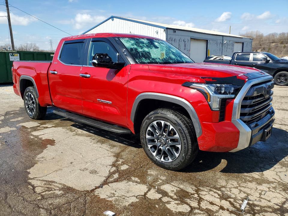 2025 Toyota Tundra VIN 5TFJA5EC6SX037856 COPART salvage auction — HAIL, Il - Salvage Certificate, sold $28,250 on 2026-07-29 (photo 4)