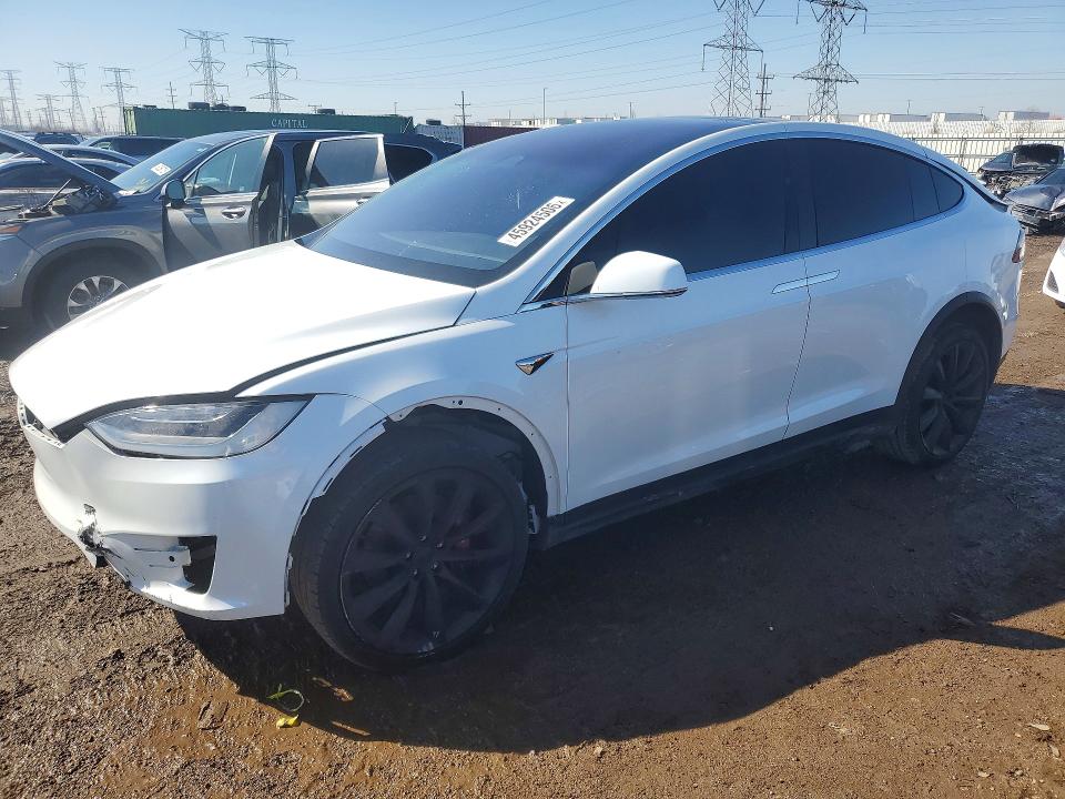 2018 Tesla Model x VIN 5YJXCBE41JF133415 — COPART salvage auction photo