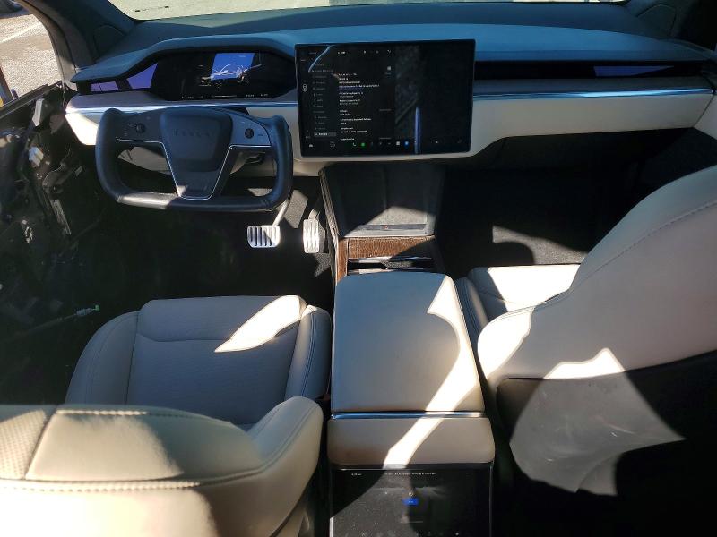2022 Tesla Model x VIN 7SAXCBE51NF329551 COPART salvage auction — FRONT END, Ca - Salvage Certificate, sold $12,700 on 2026-07-31 (photo 8)