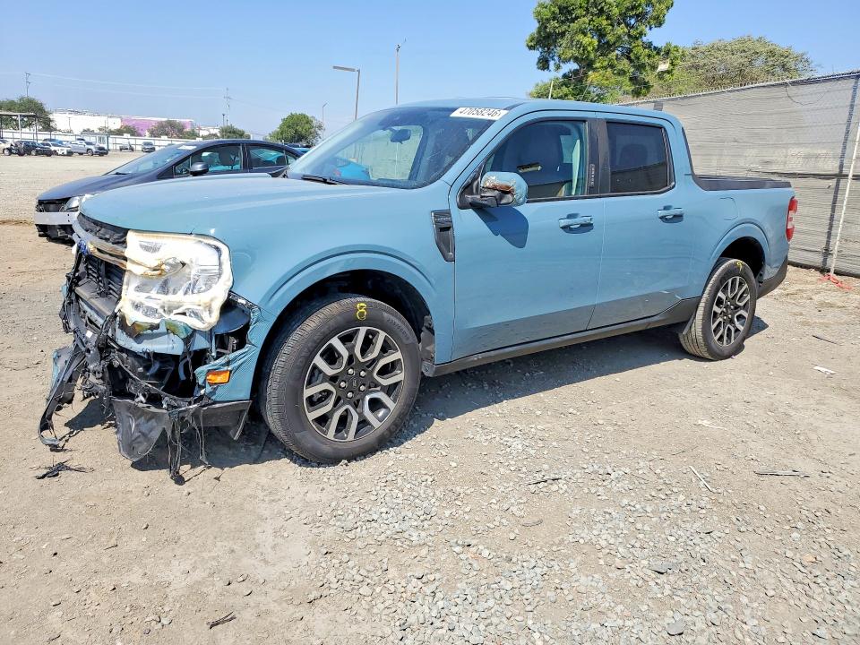 2022 Ford VIN 3FTTW8E91NRA41875 COPART salvage auction — Burn Engine, CA - SALVAGE CERTIFICATE, sold $9,200 on 2026-07-31 (photo 1)