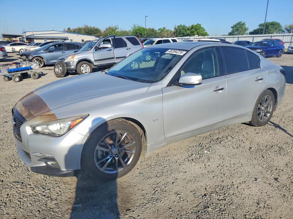 2017 Infiniti VIN JN1EV7AP9HM743274 COPART salvage auction — FRONT END, Wv - Salvage Certificate, sold $2,500 on 2026-07-16 (photo 1)