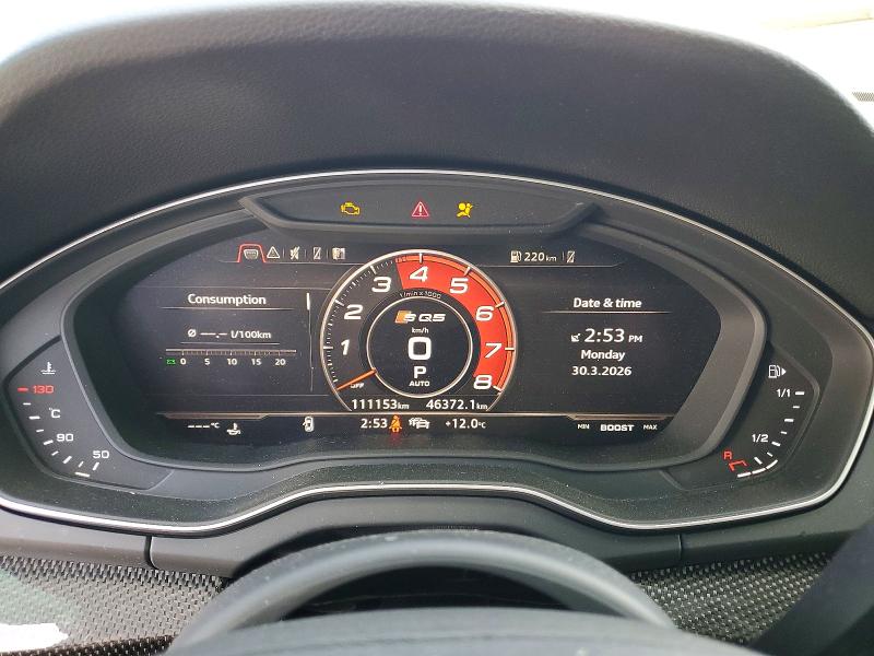 2018 Audi Sq5 VIN WA1C4AFYXJ2061909 COPART salvage auction — FRONT END, Salvage Title, sold $6,100 on 2026-07-09 (photo 9)