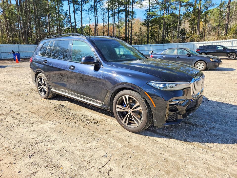 2021 BMW X7 VIN 5UXCW2C02M9E68124 COPART salvage auction — MINOR DENT/SCRATCHES, Nc - Salvage Certificate Of Title, sold $29,500 on 2026-07-10 (photo 4)