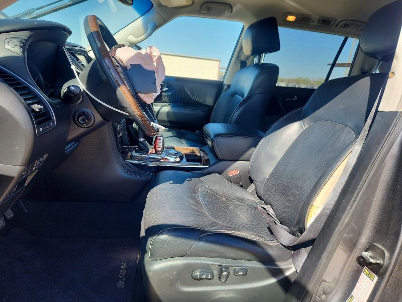 2015 Infiniti Qx80 VIN JN8AZ2NF9F9571630 COPART salvage auction — FRONT END, Tx - Salvage Vehicle Title, sold $30 on 2026-07-29 (photo 7)